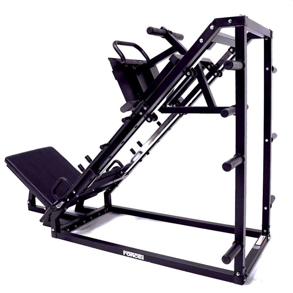 Force USA 45 Degree Leg Press with Calf Block Black