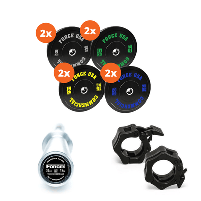 Force USA 115kg Bumper Plate Package 3